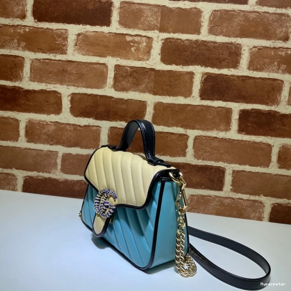 Hyperpeter Handle GG Marmont Top Bag Mini GUCCI 0803